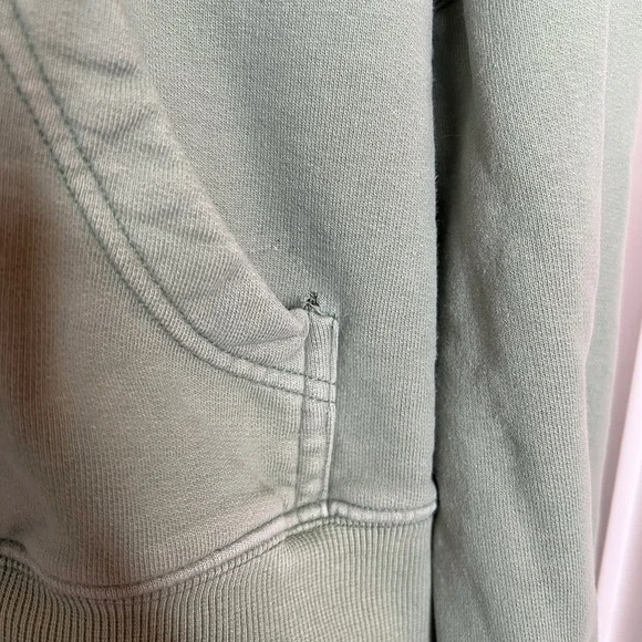 Offline by Aerie Green Half Zip Pullover | Size: M - Picture 4 of 8